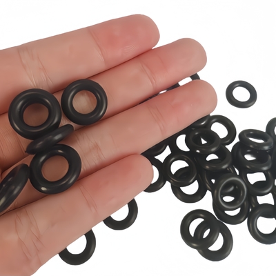 สีซิลิโคน NBR EPDM O แหวนแบบกําหนดเองที่มีความทนต่ออุณหภูมิสูง