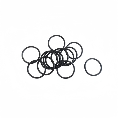 สีดํา AS568 NBR FKM FPM EPDM ซิลิโคนยางเรียบ O-ring Seal มีให้เลือก