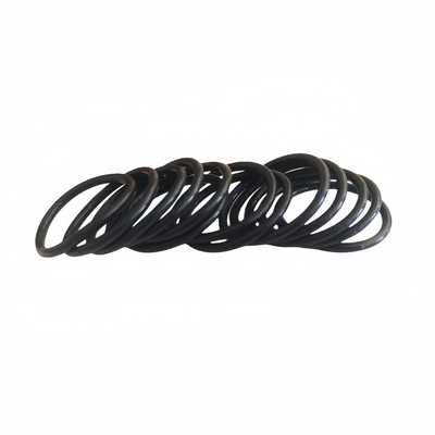 สีดํา AS568 NBR FKM FPM EPDM ซิลิโคนยางเรียบ O-ring Seal มีให้เลือก