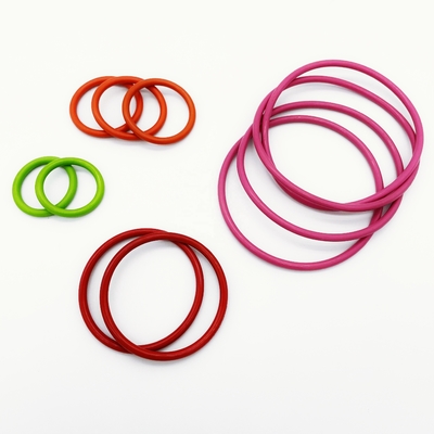 สี NBR ยาง O แหวน 0.5mm ถึง 2000mm ขนาดที่สามารถใช้ได้ กันน้ํา ยางแหวนรัด