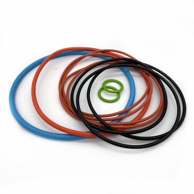 ประทับตรา O-Ring ประทับตรา AS568 NBR FKM EPDM ซิลิโคนยางเรียบในขนาดมาตรฐานและตามสั่ง