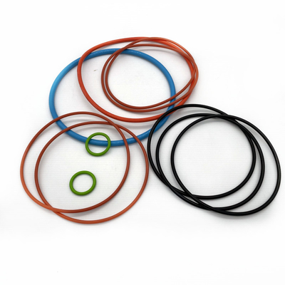 ประทับตรา O-Ring ประทับตรา AS568 NBR FKM EPDM ซิลิโคนยางเรียบในขนาดมาตรฐานและตามสั่ง