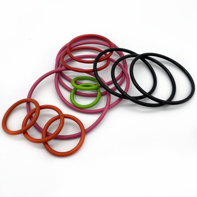 ประทับตรา O-Ring ประทับตรา AS568 NBR FKM EPDM ซิลิโคนยางเรียบในขนาดมาตรฐานและตามสั่ง