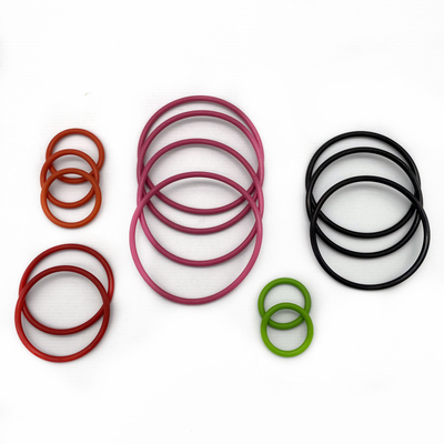 ประทับตรา O-Ring ประทับตรา AS568 NBR FKM EPDM ซิลิโคนยางเรียบในขนาดมาตรฐานและตามสั่ง