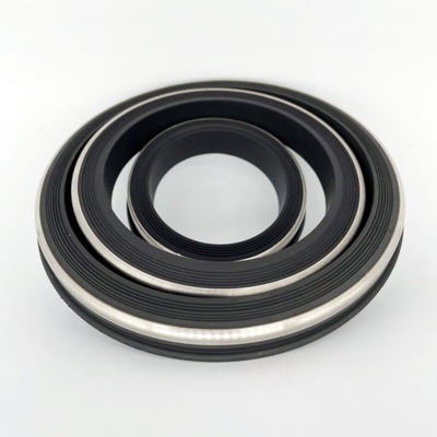 น้ํามัน&ความร้อน&เคมีทนทาน NBR HNBR FKM PTFE สีดํา Hammer สหภาพประทับ
