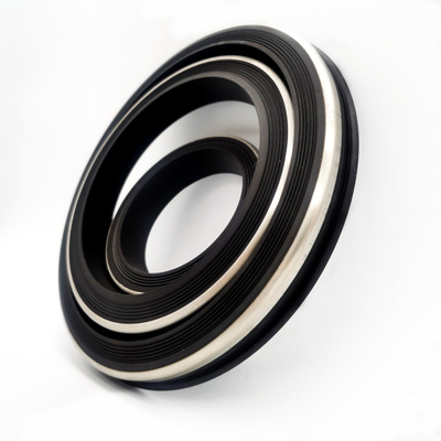 น้ํามัน&ความร้อน&เคมีทนทาน NBR HNBR FKM PTFE สีดํา Hammer สหภาพประทับ