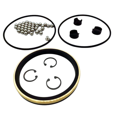4" 15k TSI ชุดซ่อมสับสะโพกสับสะโพกด้วยลูกบอลพล็อกทองแดงวงแหวนยาง Gaskets 3/8 "ลูกเหล็ก