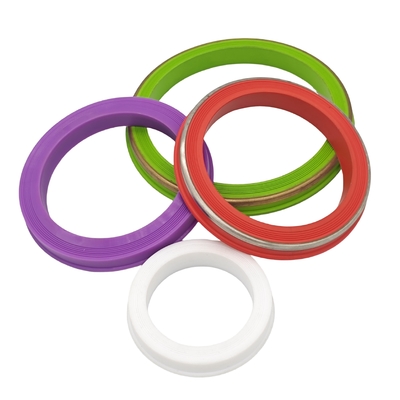 สีขาว PTFE Hammer Union Seal ทนต่อสารเคมี