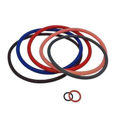 สีซิลิโคนกระบอกธรรมเนียม GASKET O แหวนสําหรับการใช้งานอุณหภูมิ