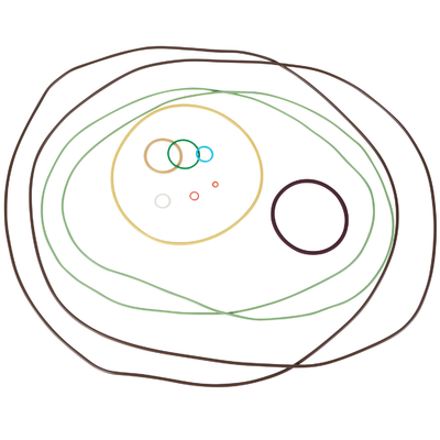 สูตรยาง O Rings สะอาดต่อสิ่งแวดล้อม สําหรับการปิด