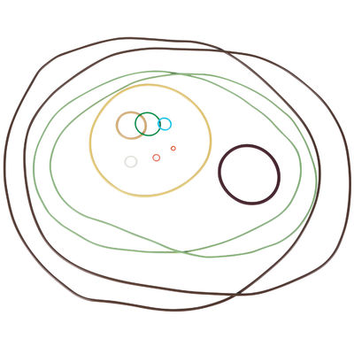 O-ring ผู้ผลิต Premium กันน้ํามัน AS568 ความแม่นยํา FFKM ยาง O-ring สําหรับก๊าซธรรมชาติ