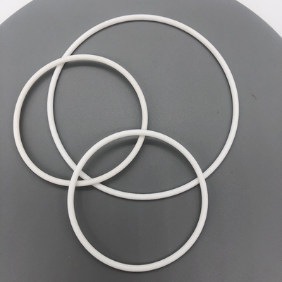 รองรับสารเคมี PTFE ยางเรียบ o แหวน Custom ขนาด / สี / ความแข็ง