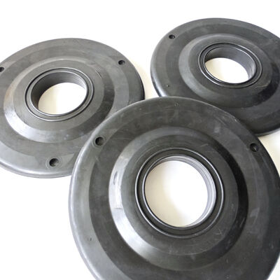 ยางปัดทำความสะอาดท่อเจาะอุตสาหกรรม 9 นิ้ว แบบแบน NBR HNBR สำหรับท่อปิโตรเลียมและก๊าซ ID 68 มม.