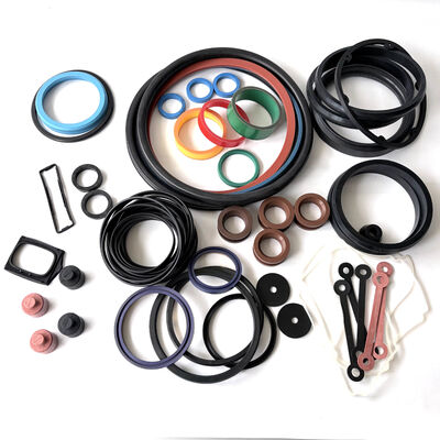 อะไหล่และส่วนประกอบยางธรรมเนียมอุตสาหกรรมใน NBR EPDM ซิลิโคน FKM HNBR ด้วยสี Durometer และสี Pantone