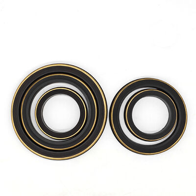 NBR 80 Shore A Hammer Union Seal พร้อมแหวนรองรับทองเหลืองขนาด 2 ", 3", 4 "สำหรับรูปที่ 1502 ซีลยางแรงดันสูงเกรดบ่อน้ำมันสำหรับระบบท่อร่วม