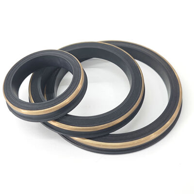 NBR 80 Shore A Hammer Union Seal พร้อมแหวนรองรับทองเหลืองขนาด 2 ", 3", 4 "สำหรับรูปที่ 1502 ซีลยางแรงดันสูงเกรดบ่อน้ำมันสำหรับระบบท่อร่วม