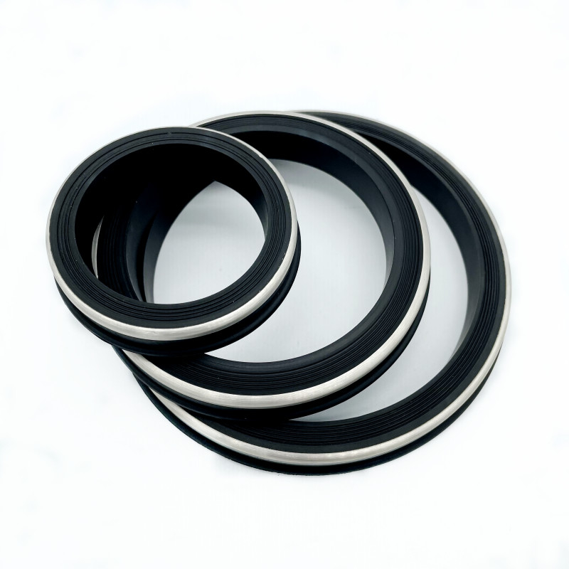 2" 3" 4" Buna HNBR Fig1502 สีปีกสหภาพประทับกับ SS 304 ย้อนหลัง