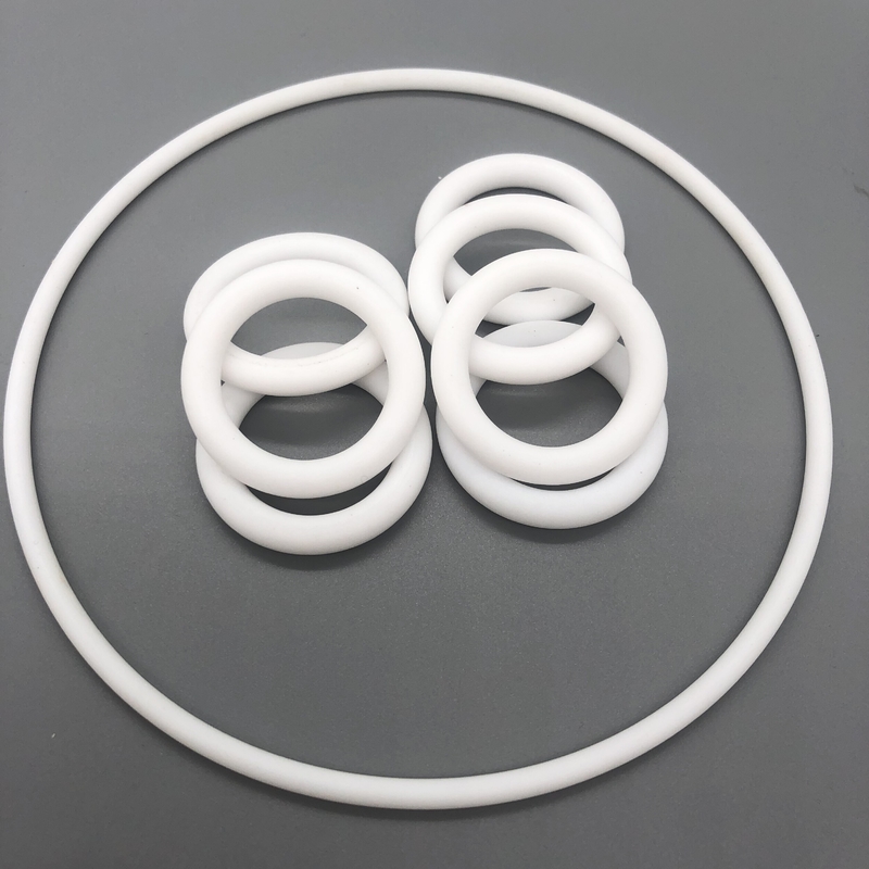 รองรับสารเคมี PTFE ยางเรียบ o แหวน Custom ขนาด / สี / ความแข็ง