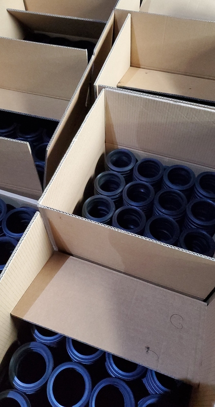 ปลอกกันเกลียว NC77 HDPE สำหรับปลายสว่านท่อเหล็กและปลายกล่อง ฝาครอบกันเกลียว