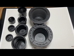 NC50 หัวครอบสกรูแรง หญิง ชาย สีดํา พลาสติก PP หมวกป้องกันเส้น