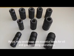 ทนต่อน้ํามัน TA ประเภท สาย Tubing ยาง Swab ถ้วยสําหรับสนามน้ํามันยอมรับสีขนาดที่กําหนดเอง